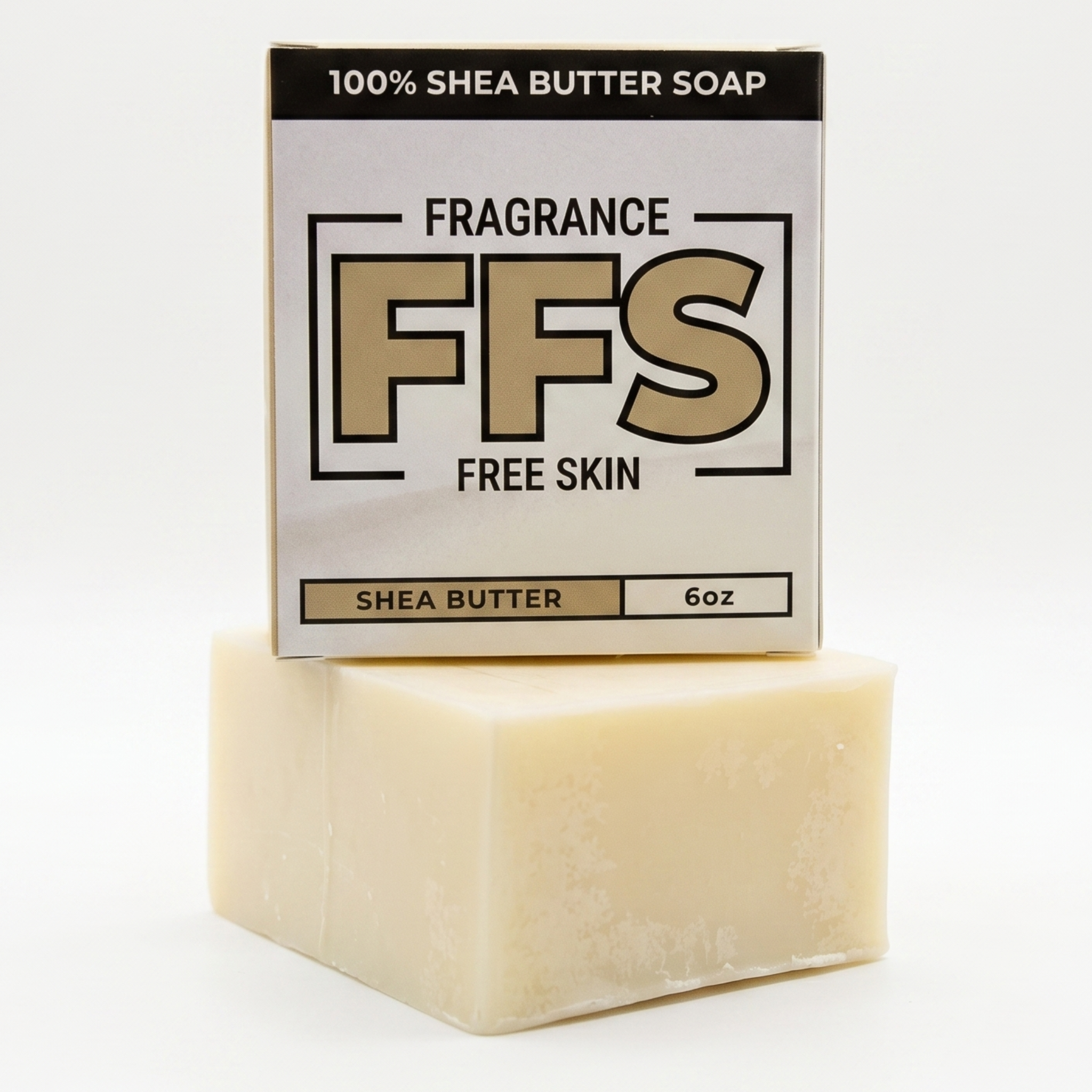 Flagship FFS 100% shea butter fragrance-free soap bar
