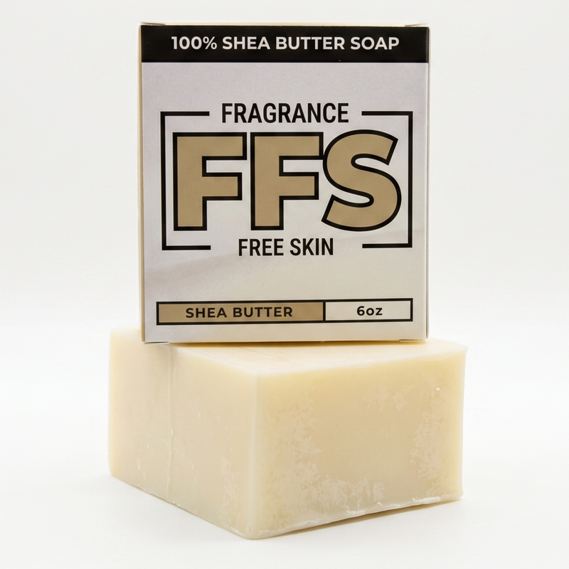 Flagship FFS 100% shea butter fragrance-free soap bar