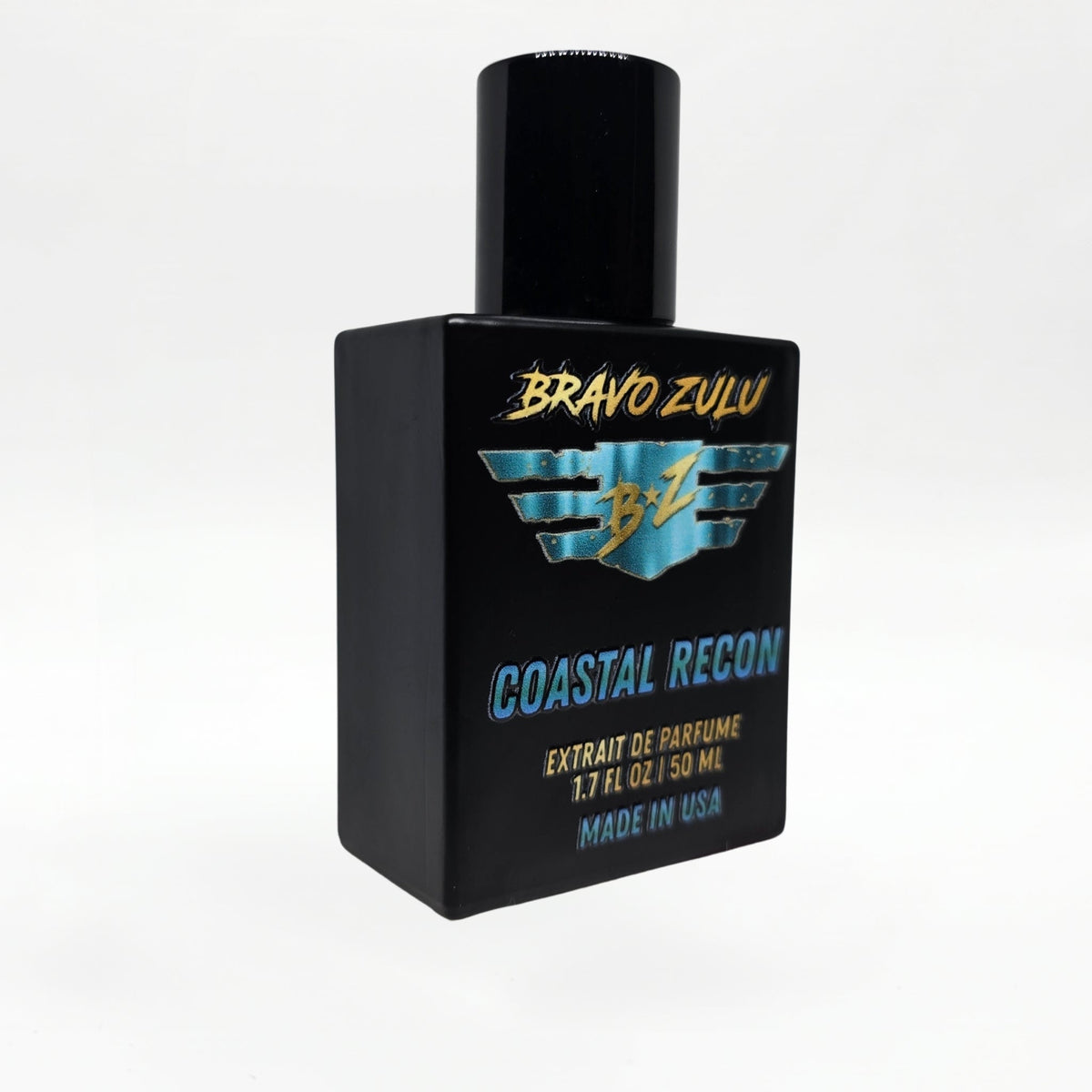Bravo Zulu COASTAL RECON Extrait de Parfum angled studio shot