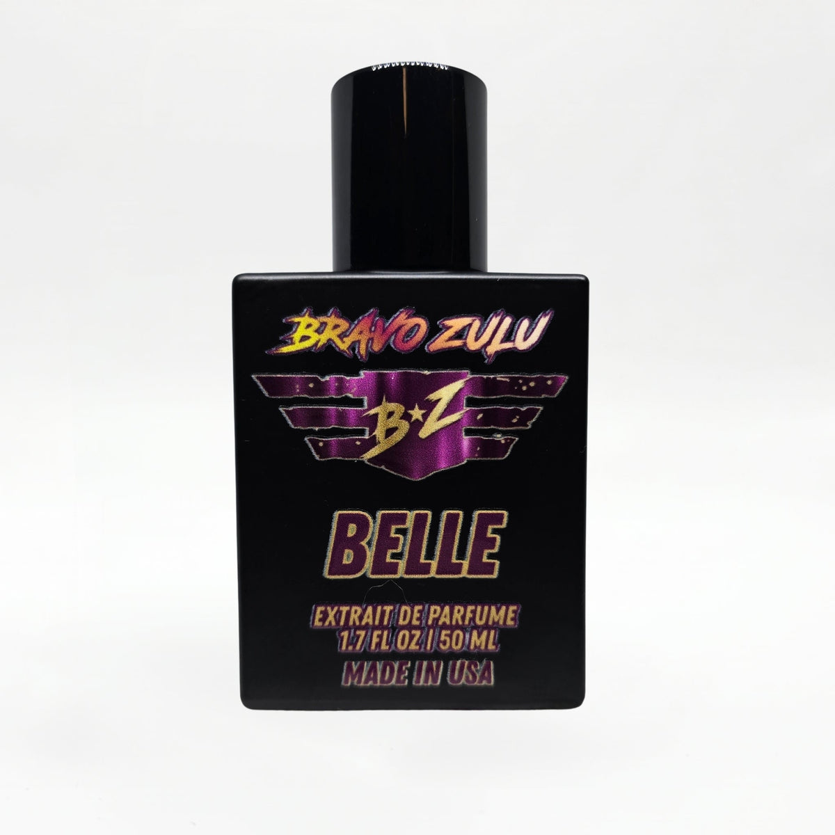 Bravo Zulu BELLE Extrait de Parfum studio front shot