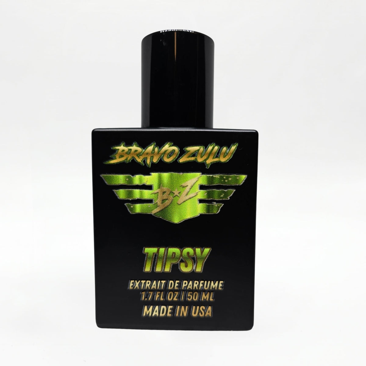 Bravo Zulu TIPSY Extrait de Parfum studio front shot