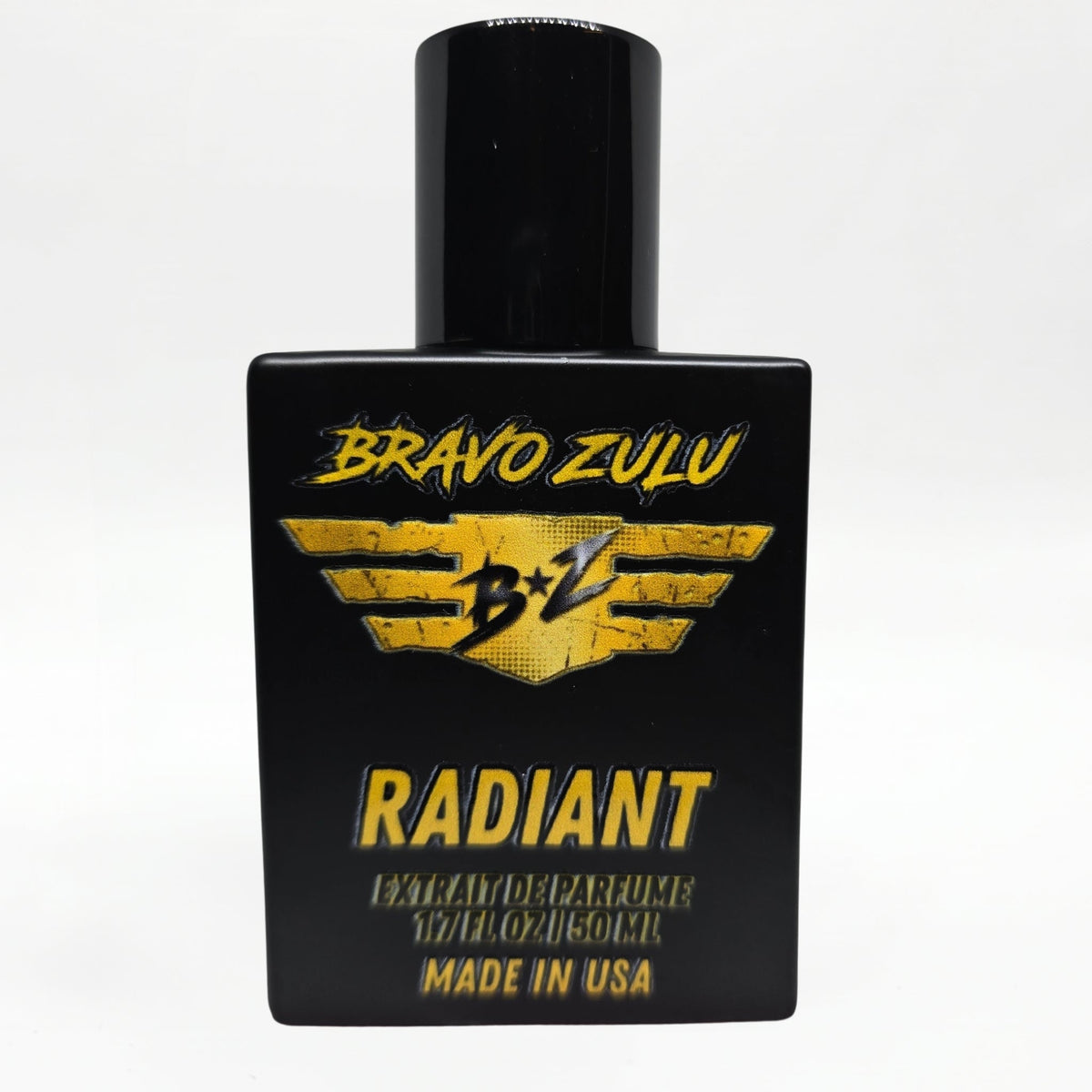 Bravo Zulu RADIANT Extrait de Parfum studio front shot