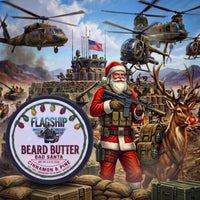 Bad Santa Christmas Beard Butter - Orange, Clove & Cinnamon gift for men, holiday lifestyle