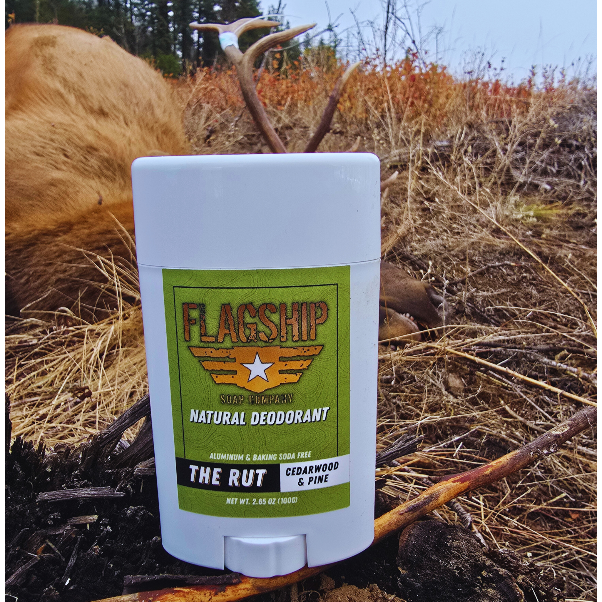 The Rut Cedarwood and Pine Natural Deodorant - Patriot And Company