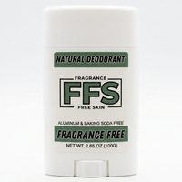 Flagship FFS unscented deodorant, aluminum free, fragrance free