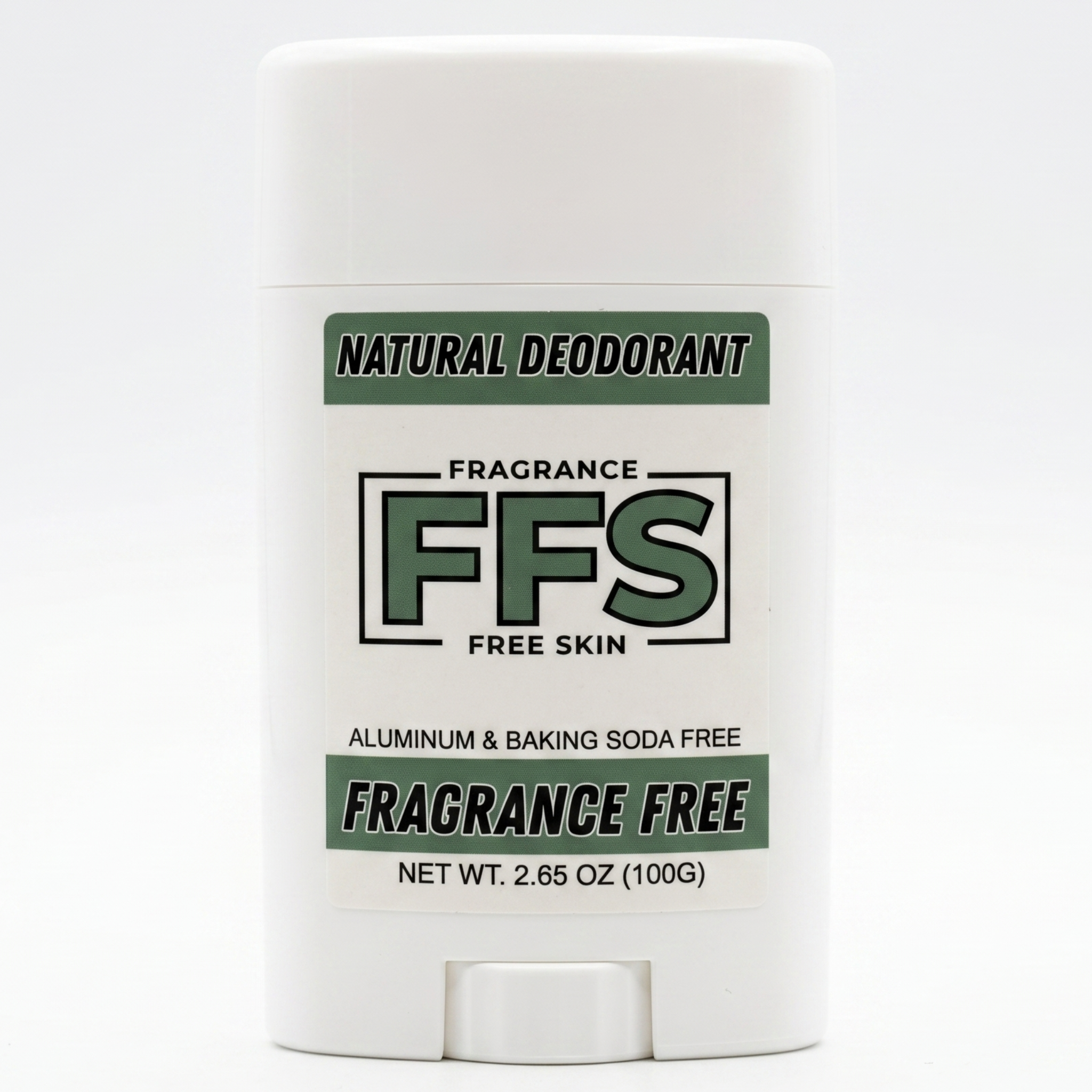 Flagship FFS unscented deodorant, aluminum free, fragrance free