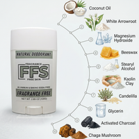 Flagship FFS fragrance-free deodorant packaging