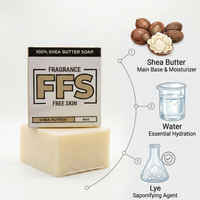 Flagship FFS shea butter soap bar packaging