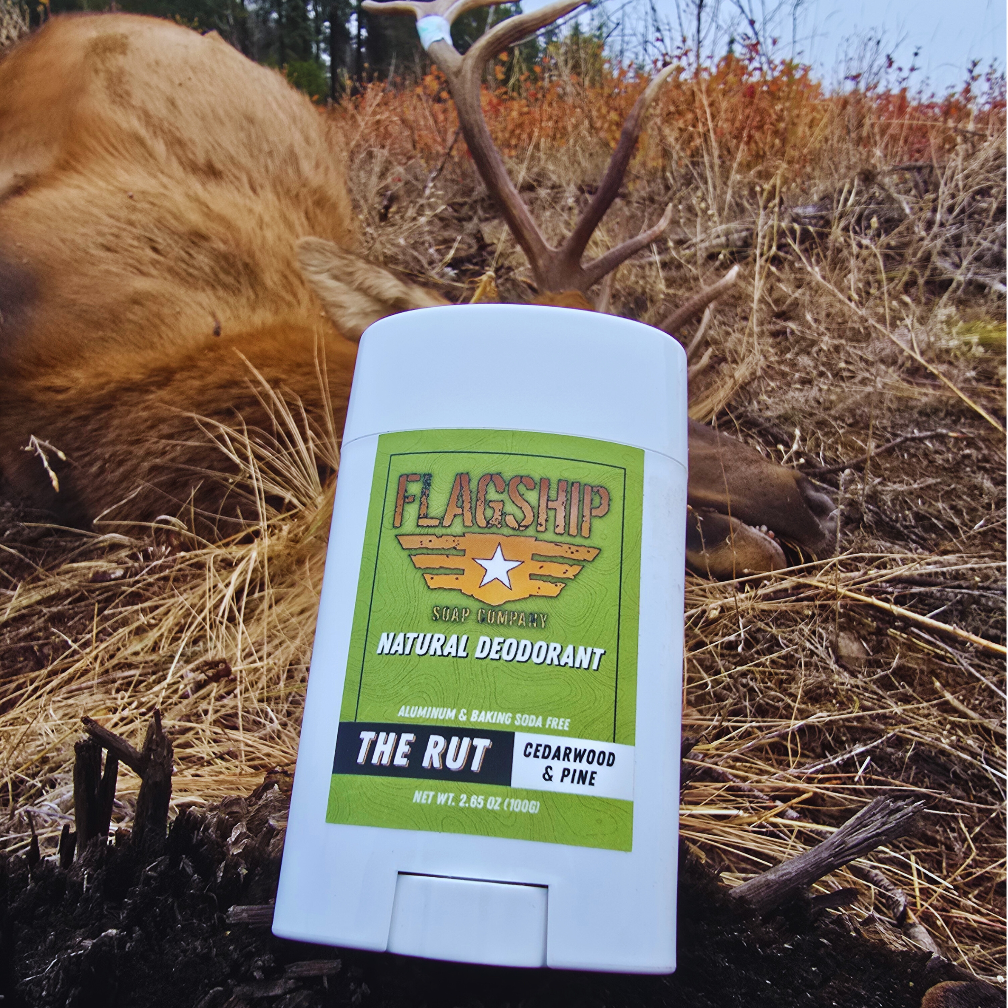 The Rut Cedarwood and Pine Natural Deodorant - Patriot And Company