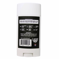 Back of product: Ingredients and product benefits of Bad Decisions Deodorant.
