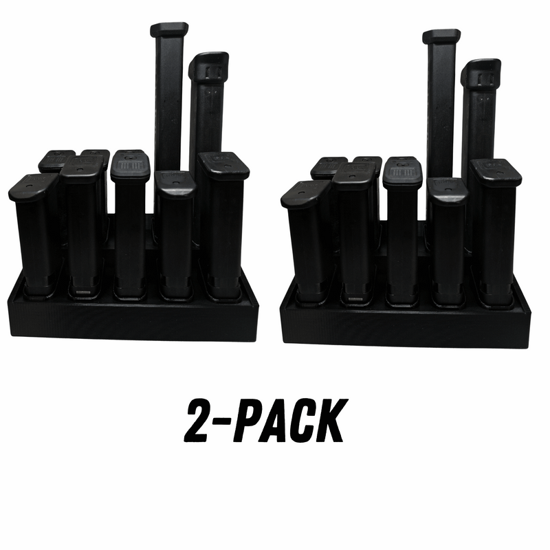 GLOCK 9mm 10 Slot Magazine Storage 2-Pack