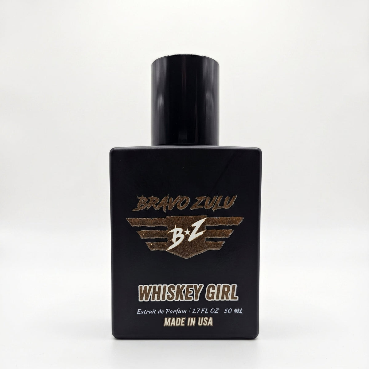 Bravo Zulu WHISKEY GIRL Extrait de Parfum studio front shot