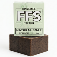 Flagship FFS fragrance-free exfoliating soap bar, no added fragrance