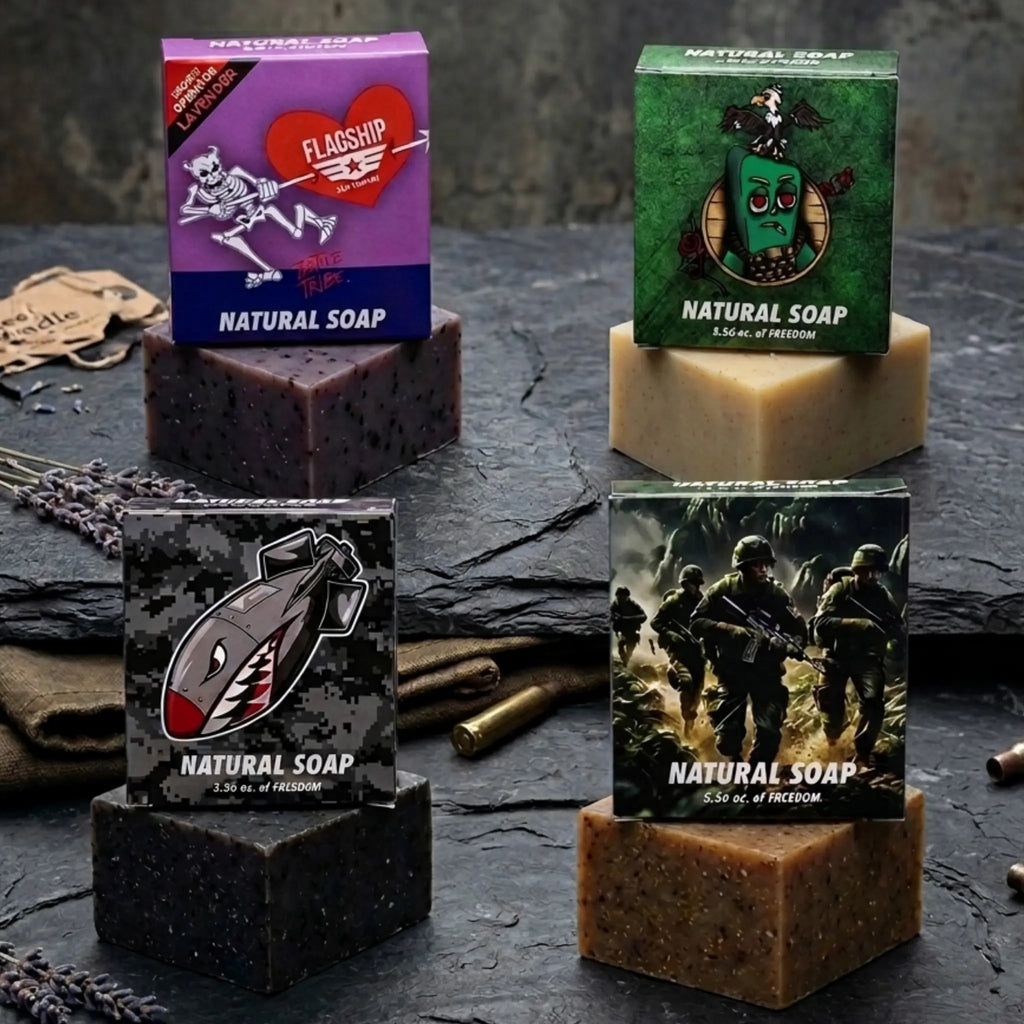 All About The Grit 4 Pack Natural Soap – Patriot And Company