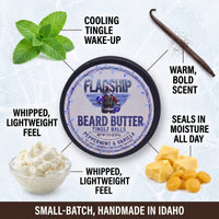 Tingle Balls Peppermint and Vanilla Beard Butter | 2 oz Natural Butter
