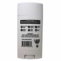 Back Label: Ingredients and benefits of Hipster Repellent Natural Deodorant.