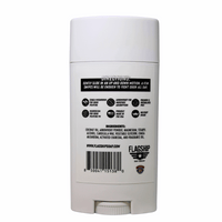 Back Label: Ingredient list and key features of Merican Woman Natural Deodorant.