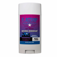 Front of product: NARC Birchwood & Oud Natural Deodorant in a sophisticated design.