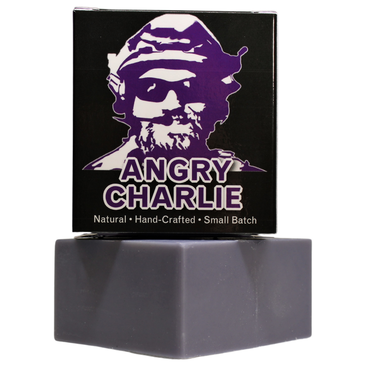 Angry Charlie - Vanilla & Cedarwood natural soap, included in the Top Seller Men's 6-Pack Bundle