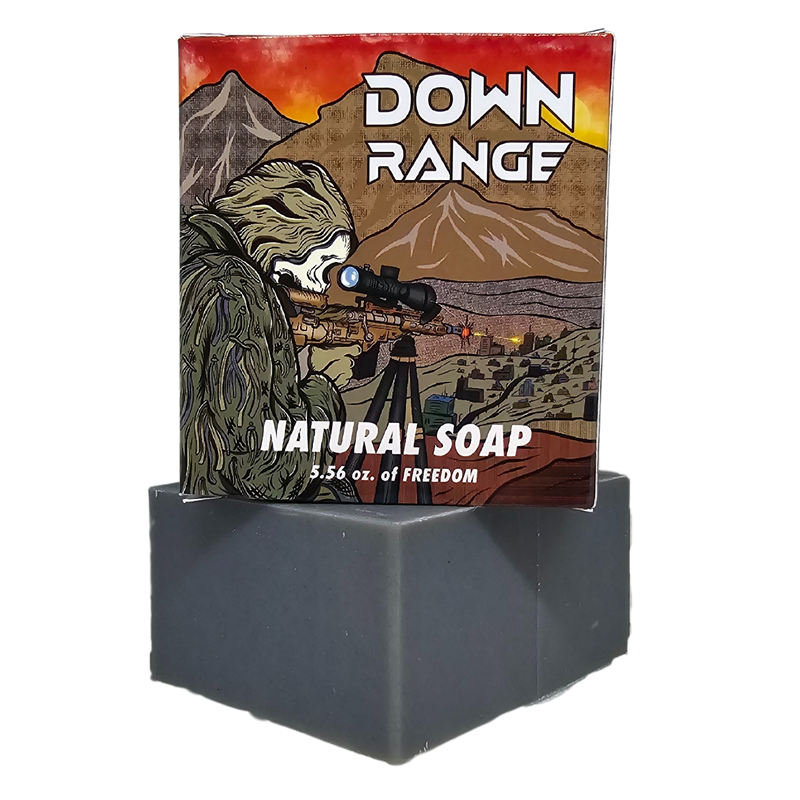 Down Range Natural Soap - Gun Powder - Patriot Mens Company