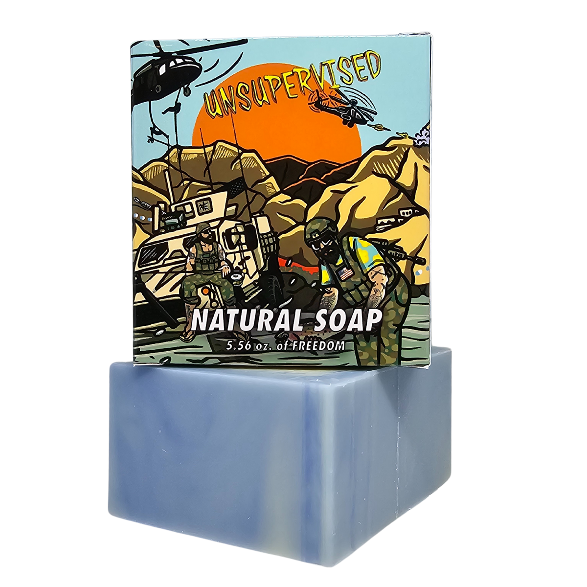 Unsupervised - Masculine Cologne natural soap, included in the Top Seller Men's 6-Pack Bundle