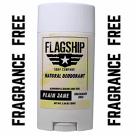 Main Image (Watermarked): Plain Jane Fragrance-Free Deodorant with clean and neutral branding.