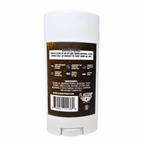 Back of product: Ingredients and key features of Skinny Jeans Natural Deodorant.