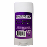 Back Label: Ingredient list and benefits of Smooth Operator Deodorant.