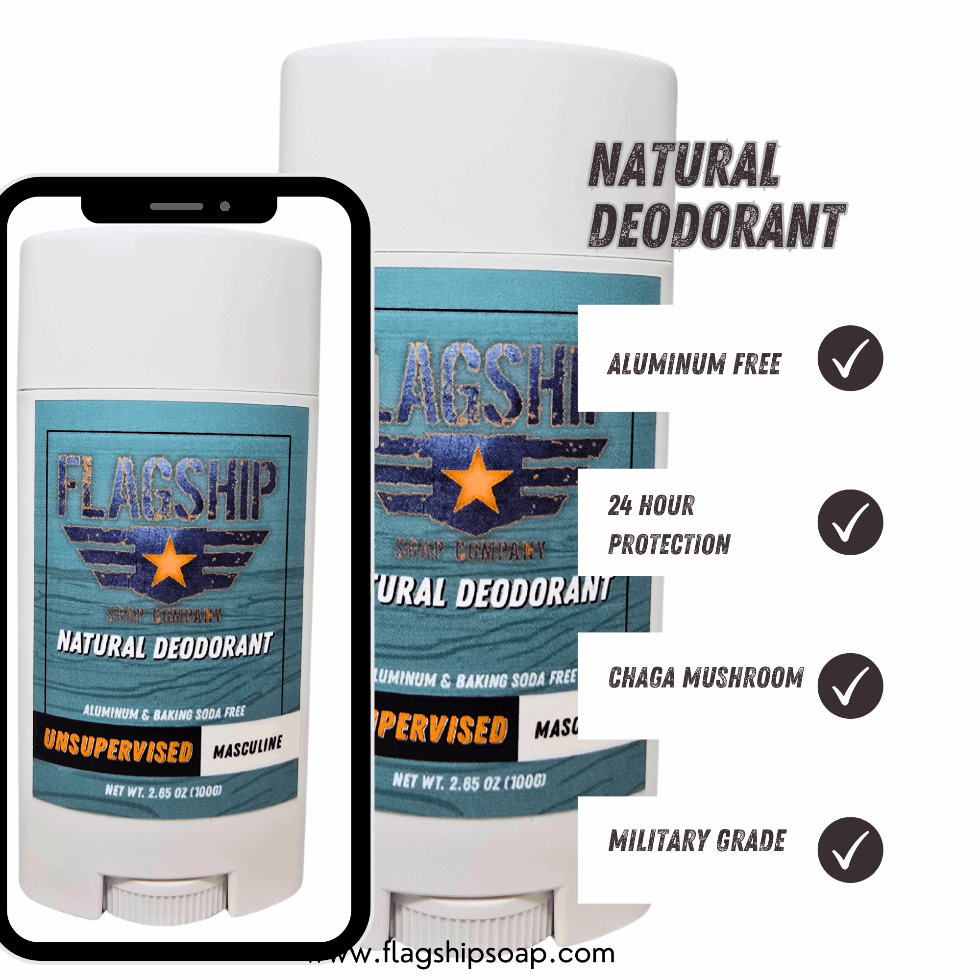 Product Highlights: A powerful, masculine scent with all-natural ingredients.