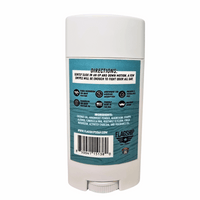 Back of product: Ingredient list and key benefits of UNSUPERVISED Natural Deodorant.