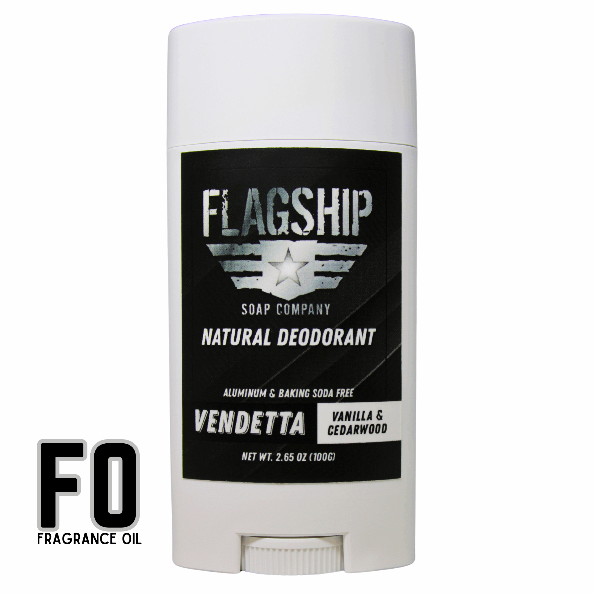 Main Image: Vendetta Vanilla & Cedarwood Women's Natural Deodorant Net WT 2.65 oz
