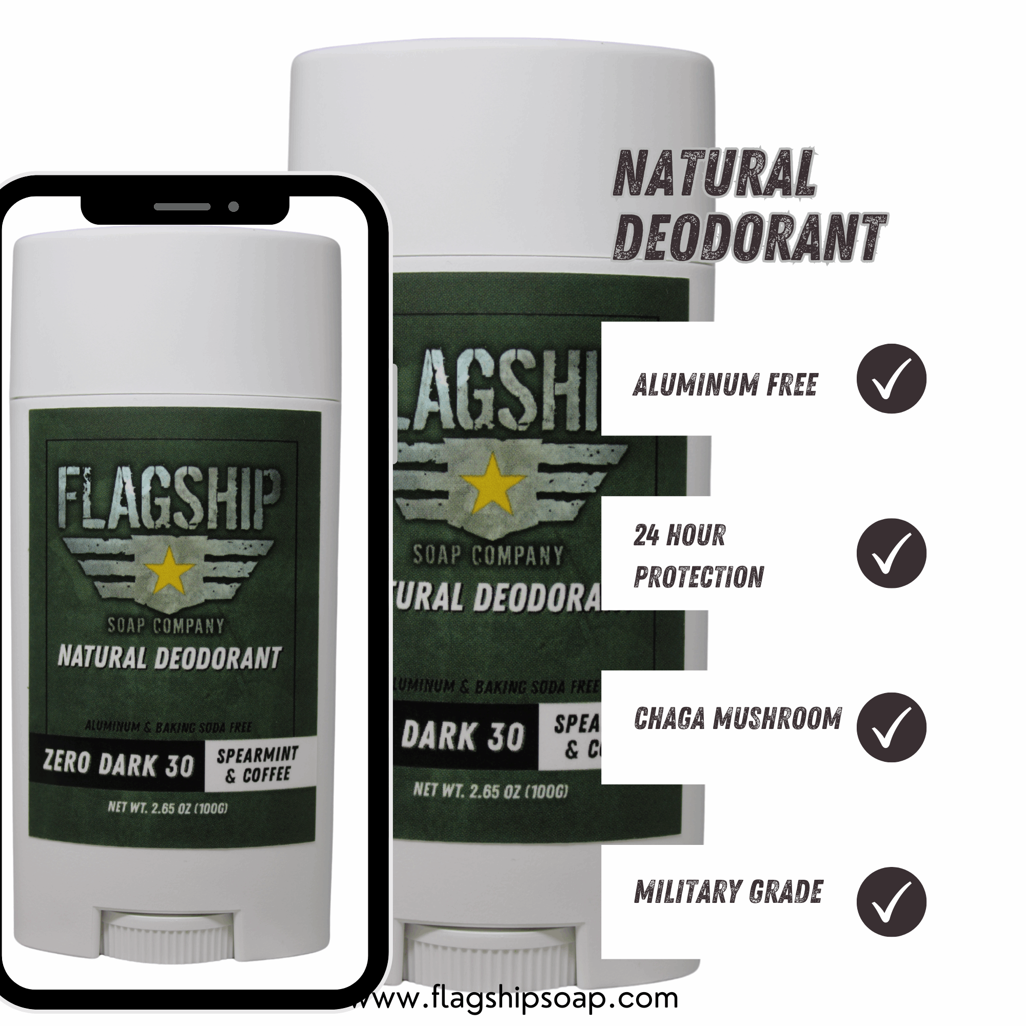 Product Highlights: A refreshing blend of spearmint and coffee for all-day odor control.