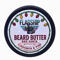 Flagship Bad Santa Beard Butter 2oz tin, Christmas gift for men