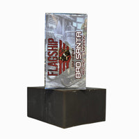 Bad Santa Christmas Soap box, back panel angled view - Red Hot Cinnamon
