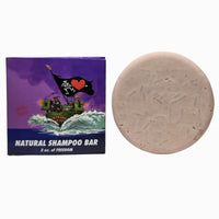 Flagship Smooth Operator lavender and lemongrass beard wash puck box next to 3 oz puck