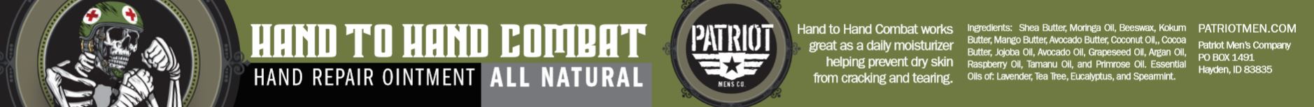 Hand to Hand Combat 2OZ First Aid Repair Ointment - Patriot Mens Company